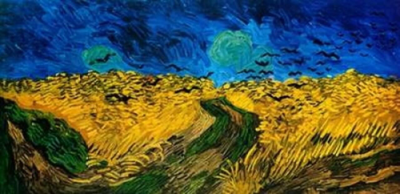 Crows Over Wheat Field Poster Print by Vincent Van Gogh - Item # VARPDX374628